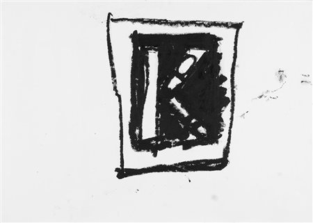 JANNIS KOUNELLIS(Pireo 1936)Senza titolopastello a olio su carta, cm...