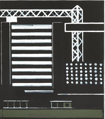 MARCO NERI&nbsp; (Forl&igrave; 1968)&nbsp; Cityscape&nbsp; tempera su tela,...