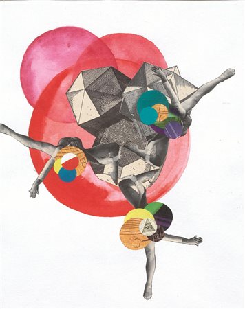 DEBORA LIGORIO(Brindisi 1972)Performing social science 12gouache, china e...