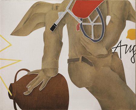 EMILIO TADINI&nbsp; (Milano 1927 - Milano 2002)&nbsp; Angelus novus&nbsp;...