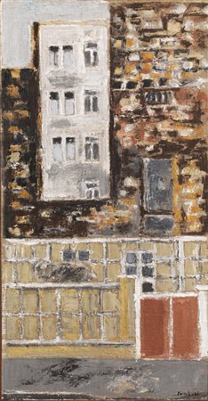 ORFEO TAMBURI(Jesi 1910 - Parigi 1994)Parigiolio su tela applicata su...