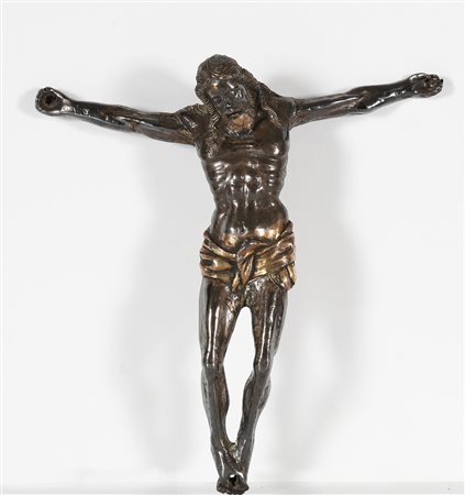 ARTISTA TOSCANO DEL XV SECOLO Cristo. Argento. Cm 10,00 x 25,00. Presente...
