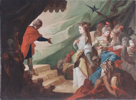 BISON GIUSEPPE BERNARDINO (1762 - 1844) Salomone che riceve la regina di...