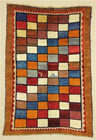 KASKAY GABEH Persia Meridionale.1950 circa. Molti quadrati arlecchino....