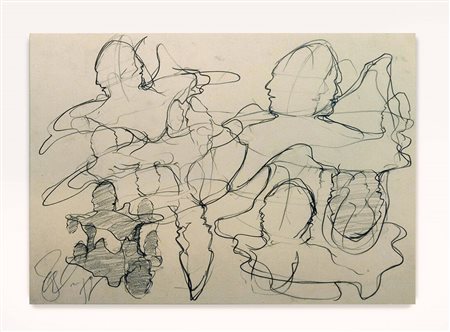 Tony Cragg (1949), Senza Titolo, 1999, matita su carta, cm 26,9x42, Etichetta...