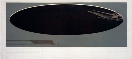 Gianni Piacentino (1945), Studio per "SM 55 GP:New horizontal: metalloid...