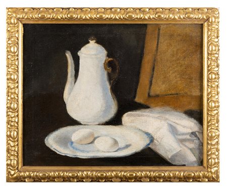 VIRGILIO GUIDI, Roma 1891 - Venezia 1984, Natura morta 1914, Paesaggio , Olio...