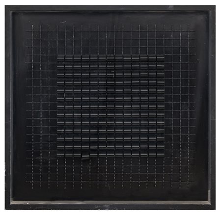 FRANCO CANNILLA, Caltagirone 1911 - Roma 1985 , Struttura 1975, Griglia di...