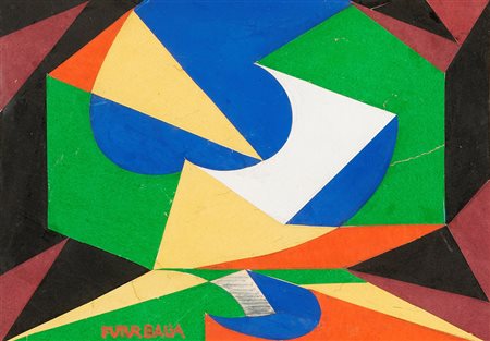 GIACOMO BALLA , Torino 1871 - Roma 1958, Motivo Prismatico 1916 - 1918,...