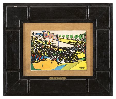 TATO , Bologna 1896 - Roma 1974, La marcia su Roma 1922, Cartolina ripresa...