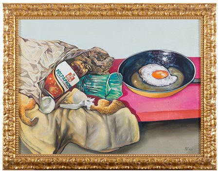 NICO PALADINI , Empoli 1949, Still live non still live, Olio su tela cm 60 x...