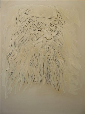 MARIO SCHIFANO, Homs 1934 - Roma 1998, Senza Titolo 1979 - 80, Smalto su tela...