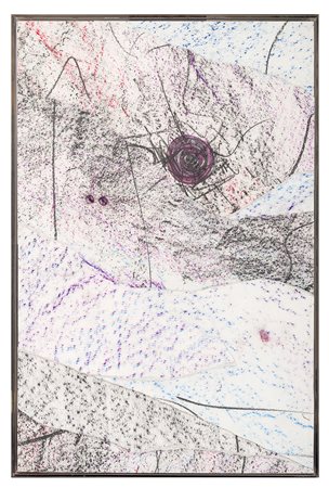 ELISEO MATTIACCI, Cagli 1940, Opera cosmica astronomica 1982, Tecnica mista...