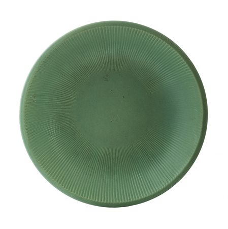 GRANDE CIOTOLA, in ceramica finemente costolata all'interno, anni 30 diametro...