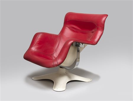 YRJO KUKKAPURO, Vyborg 1933, Poltrona, Modello Karuselli Per Artek 1964 in...