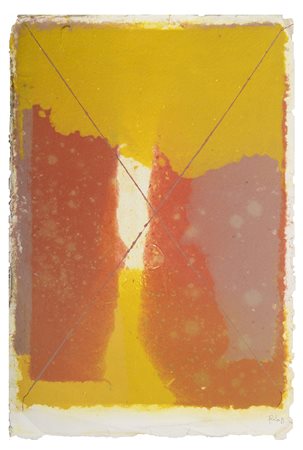 PITTORE CONTEMPORANEO, Senza titolo 1983, Tecnica mista su carta cm 64 x 44,...