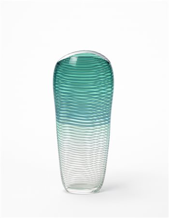 Antonio Da Ros ( 1936 ) Vaso modello "Peoci/Cappe". Esecuzione Cenedese,...