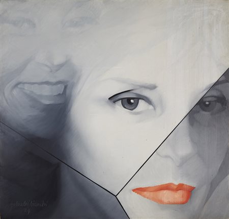 Fulvia Levi Bianchi (Trieste 1935) "Carla Venosta", 1984, olio su tela (cm...