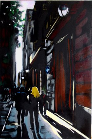 Maribel Moreno "Tallers" 2016 - Acrilico su tela - cm 60x40