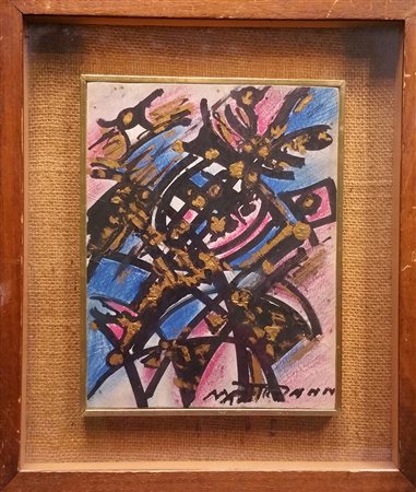 Umberto Mastroianni "Composizione" - Tecnica mista su cartone - cm 35x25 -...
