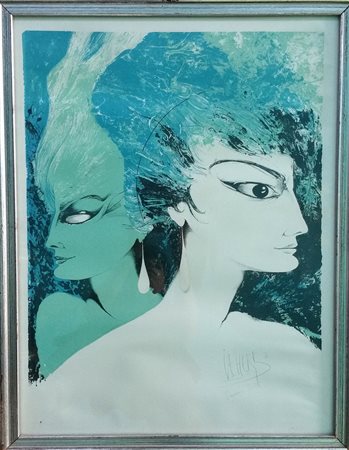 Helmut Leherb "Horoscope de 20 Jahr.." 1970 - Litografia - Es. E.A. - cm...