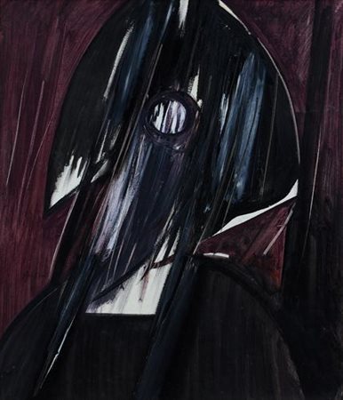 Piero Ruggeri,"Napoleone"70/71,olio su tela cm 80x70,firma in basso a sx,...