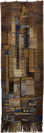 AUGUSTO ČERNIGOJ Trieste 1898 – Sesana 1985 New York, Anni ‘20 Arazzo, 213 x...