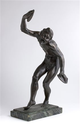 ANONIMO DEGLI INIZI DEL XX SECOLO Fauno danzante, Anni ‘20 circa Scultura in...