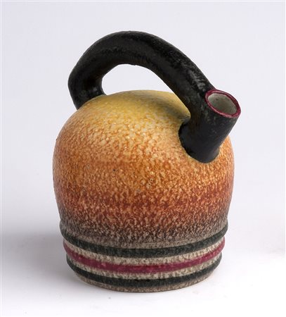 NICOLAJ DIULGHEROFF (1901-1982) M.G.A. - Albisola Bottiglia da liquore di...