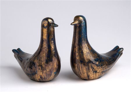 MARCELLO FANTONI Firenze 1915 - 2011 Colombe, Anni ‘50/‘60 Coppia di sculture...