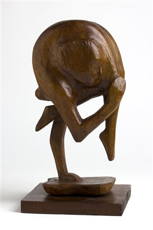 ANNIBALE ZUCCHINI Ferrara 1891 - Garbagnate 1970 Contorsionista Scultura in...