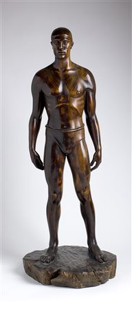 UMBERTO BARTOLI Livorno 1888 - Firenze 1977 Il nuotatore, 1934 Scultura in...
