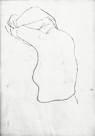 EMANUELE CAVALLI Lucera 1904 - Firenze 1981 Studio, 1942 China su carta, 31 x...