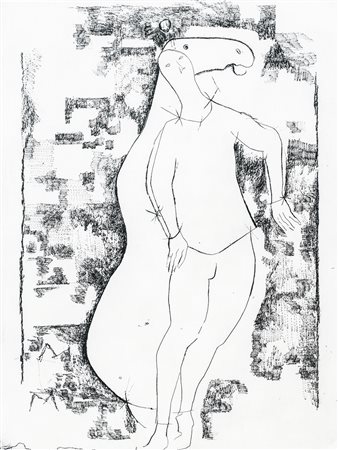 MARINO MARINI Pistoia 1901 - Viareggio 1980 La sorpresa I Incisione su carta,...