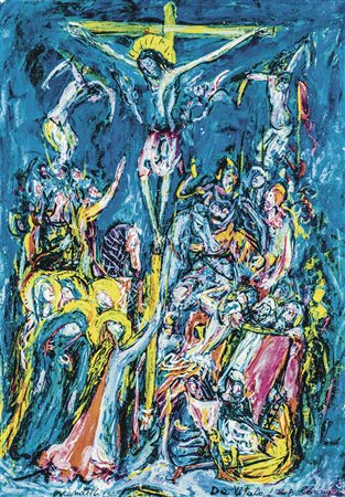 POMPILIO MANDELLI Villarotta di Luzzara 1912 - Bologna 2006 Crocifissione (Da...