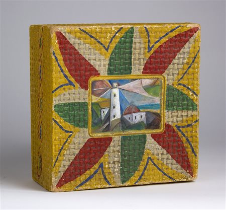 PIPPO RIZZO Corleone 1897 – Palermo 1964 Scatola futurista, Anni ‘30 Tecnica...