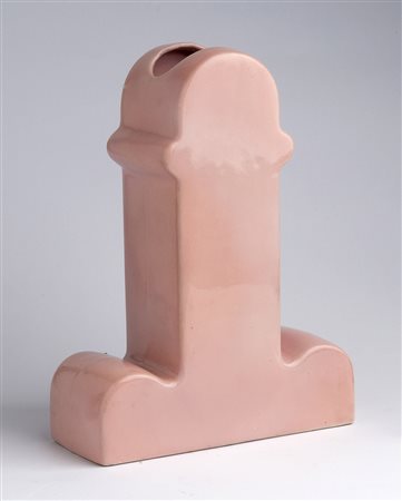 ETTORE SOTTSASS (1917 - 2007) Vaso Shiva, Anni ‘70 Ceramica a colaggio con...