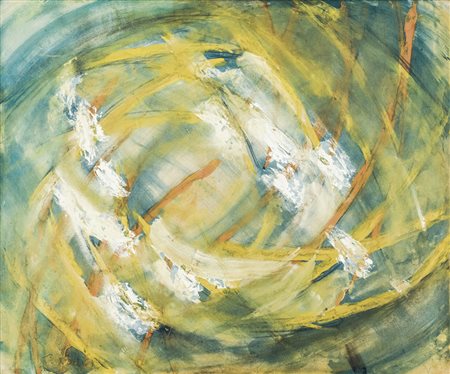 CARLO CORSI Nizza 1879 - Bologna 1966 Vortice n. 9, 1963 Tempera su carta, 50...