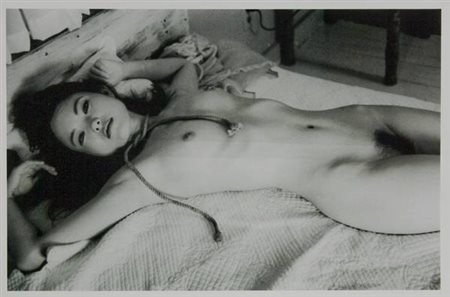 Nobuyoshi Araki Kaori fotografia in bianco e nero cm. 20x30 Firma sul retro...