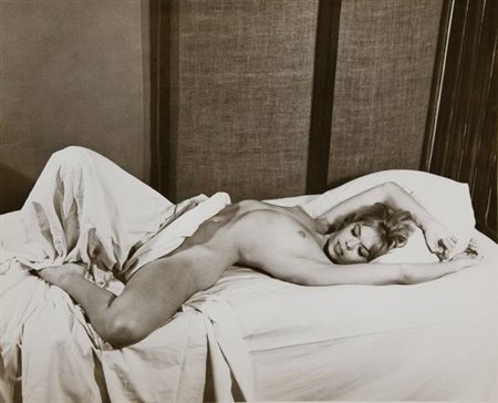 Ben Morell Sandi Unicent fotografia in bianco e nero cm. 20x25 Timbro...