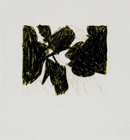 Ghada Amer Senza titolo - tecnica mista su carta cm. 30x21. Autentica su foto...