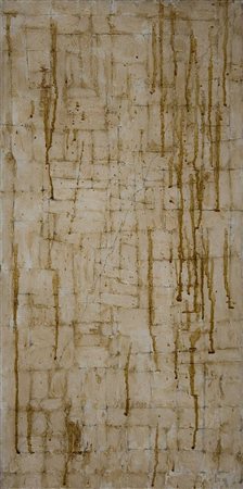 Mark Dagley Sentimental journey - 1989 olio su tela cm. 60x30 Sul retro...