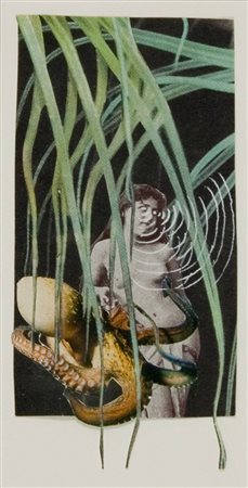 Lucille Desamory Senza titolo - 2009 collage cm. 12x6 Autentica Galleria...