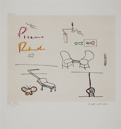 Bob Watts Progetti - 1964 (80) cartella di 20 serigrafie ritoccate a mano,es....