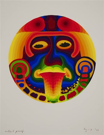 Ay-O Rambow - 2006 serigrafia, artist proof cm.38x28 Firma in basso a dx