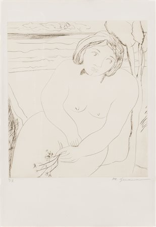 MIMMO GERMANA' (Catania 1944 - Busto Arsizio 1992) ACQUAFORTE/ACQUATINTA...