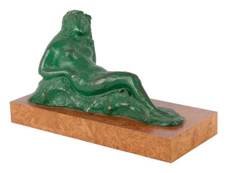 ALIGI SASSU (Milano 1912 - Pollença 2000) SCULTURA in bronzo, fusione a cera...