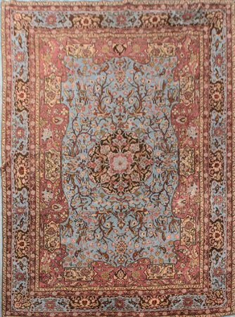 TAPPETO Herivan, trama e ordito in cotone, vello in lana. Romania XX secolo...