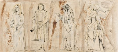 TOTO' BONANNO (Lercara Friddi (PA) 1928 - Palermo 2002) TECNICA mista su...