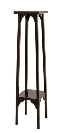 CANTONE Liberty in mogano. Primi '900 Misure: cm 31 x 31 x h 135